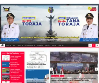Tanatorajakab.go.id(Pemkab Tana Toraja) Screenshot