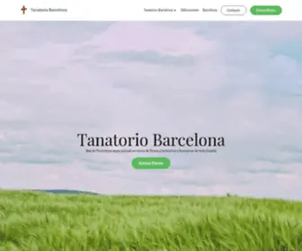 Tanatoriobarcelona.com(Tanatorio Barcelona) Screenshot