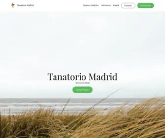 Tanatoriomadrid.es(Tanatorio Madrid) Screenshot