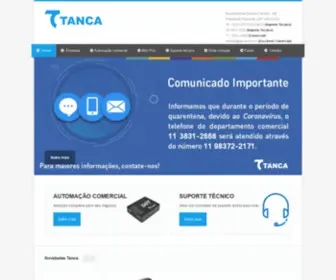 Tanca.com.br(Automação comercial) Screenshot