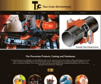 Tanchinenterprise.com(Fire Prevention Coating Supplier Penang) Screenshot