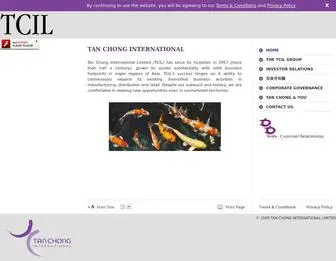 Tanchong.com(Tan Chong International) Screenshot