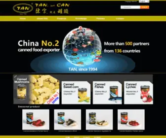 Tanco.com.cn(Zhangzhou TAN) Screenshot