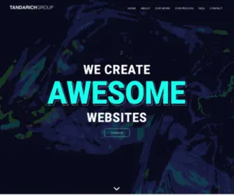 Tandarichgroup.com(We Make Awesome Websites) Screenshot