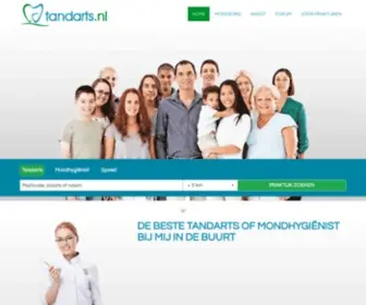 Tandarts.nl(De site met alle informatie over het gebit) Screenshot