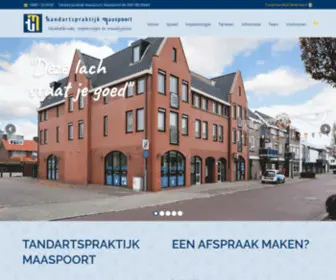 Tandartsmaaspoort.nl(Tandartspraktijk) Screenshot