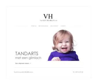 Tandartsvh.be(VanHoutryve Tandarts) Screenshot