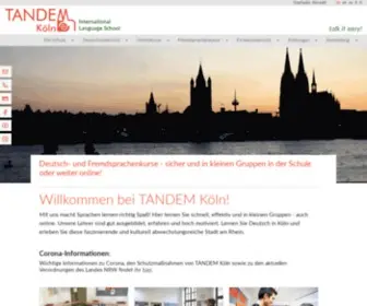 Tandem-Koeln.de(Lerne Deutsch) Screenshot