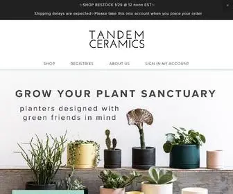 Tandemceramics.com(Tandem Ceramics) Screenshot