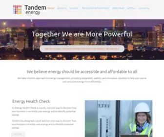 Tandemenergy.com.au(Smart energy solutions) Screenshot