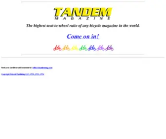 Tandemmag.com(Tandem Magazine) Screenshot