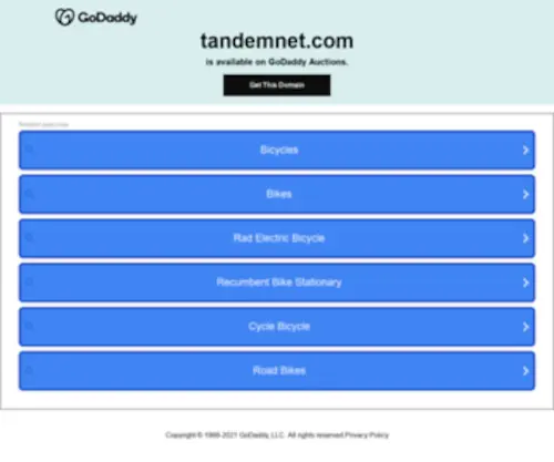 Tandemnet.com(Tandem Marketing) Screenshot