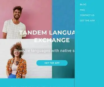 Tandem.net(Tandem Language Exchange App) Screenshot