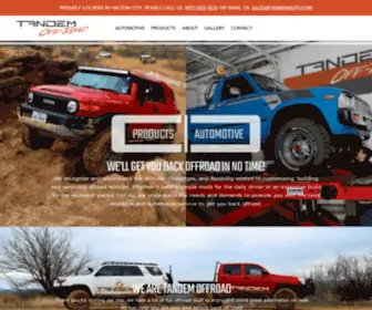 Tandemoffroad.com(Tandem Offroad) Screenshot