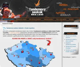 Tandemovyseskok.com(Tandemový) Screenshot