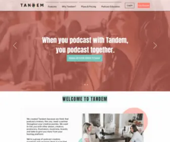 Tandempodcasting.com(Tandem Podcasting) Screenshot