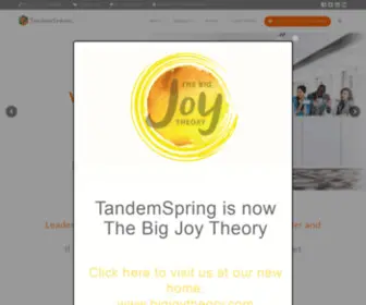 Tandemspring.com(Home) Screenshot