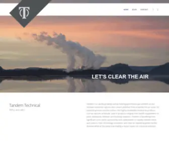 Tandemtechnical.com(Tandem Technical) Screenshot