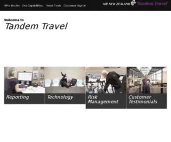 Tandemtravel.co.nz(Corporate Travel Management Company) Screenshot