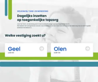 Tandenmondzorg.be(Olen & Geel) Screenshot