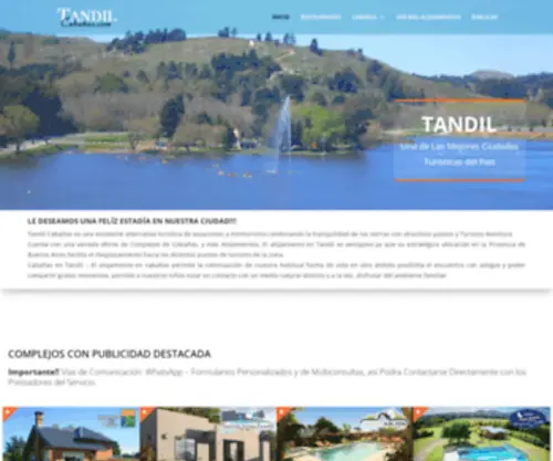 Tandilcabanias.com(Tandilcabanias) Screenshot
