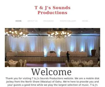 Tandjsoundsproductions.com(T & J's Sounds Productions) Screenshot