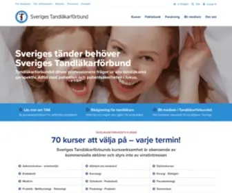 Tandlakarforbundet.se(Sveriges Tandläkarförbund) Screenshot