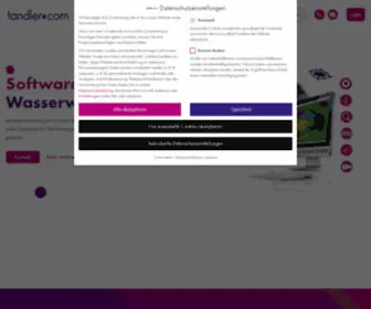 Tandler.com(Software für die Wasserwirtschaft) Screenshot