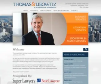 Tandllaw.com(Thomas & Libowitz) Screenshot