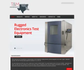 Tandm.net(T&M Instruments) Screenshot