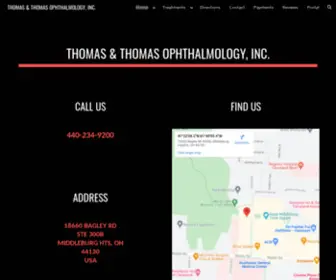 Tandteye.com(THOMAS & THOMAS OPHTHALMOLOGY) Screenshot