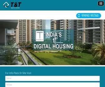 Tandtgroupproject.in(T Homes By T&T Group Projects at NH 24 Siddharth Vihar Ghaziabad) Screenshot