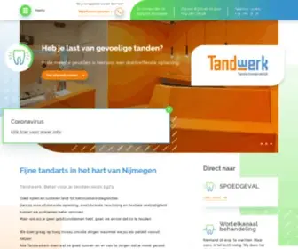 Tandwerk.nl(Home) Screenshot