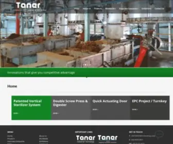 Taner.com.my(Industry Proven Palm Oil Processing Solutions) Screenshot