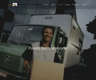 Tanet.com.br(Transportadora Americana) Screenshot