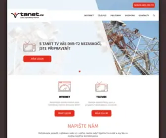 Tanet.cz(Domovská stránka) Screenshot