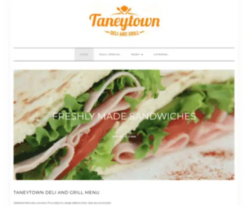 Taneytowndeli.com(Taneytowndeli) Screenshot