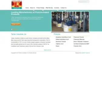 Tanfac.com(TANFAC INDUSTRIES LTD) Screenshot