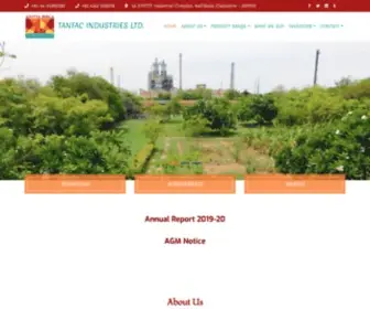 Tanfac.in(TANFAC INDUSTRIES LTD) Screenshot