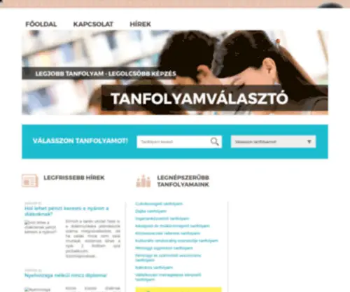 Tanfolyam-Kepzes-Valaszto.hu(Tanfolyamválasztó) Screenshot