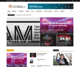 Tangatawhenua.com(Maori News & Indigenous Views) Screenshot