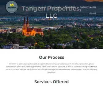 Tangenproperties.com(Tangen Properties) Screenshot