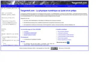 Tangentex.com(Initiation) Screenshot