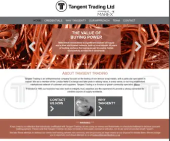 Tangenttrading.co.uk(Tangent Trading Ltd) Screenshot