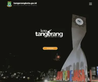 Tangerangkota.go.id(Website Resmi Pemerintah Kota Tangerang) Screenshot