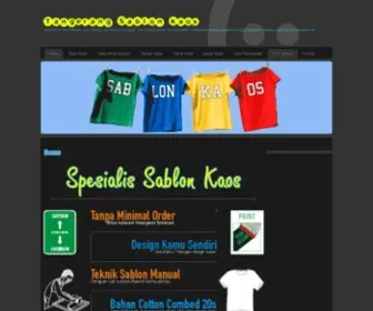 Tangerangsablonkaos.com(Sablon kaos di wilayah Banten) Screenshot