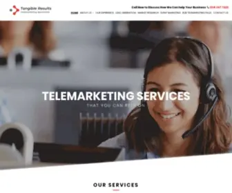 Tangible-Results.com(Specialist B2B Telemarketing Services) Screenshot