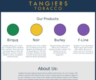 Tangiers.us(Home) Screenshot