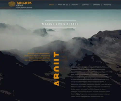 Tangiersgroup.com(Tangiers Group) Screenshot