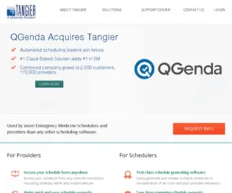 Tangiersoftware.com(The QGenda Provider Operations Platform) Screenshot